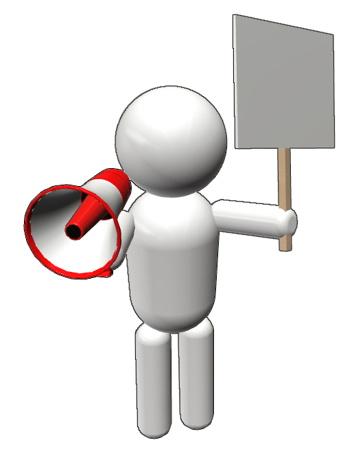 人物　デモ　抗議001